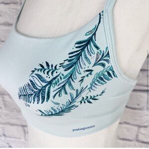 Patagonia Women's Teal Feather Sports Bra